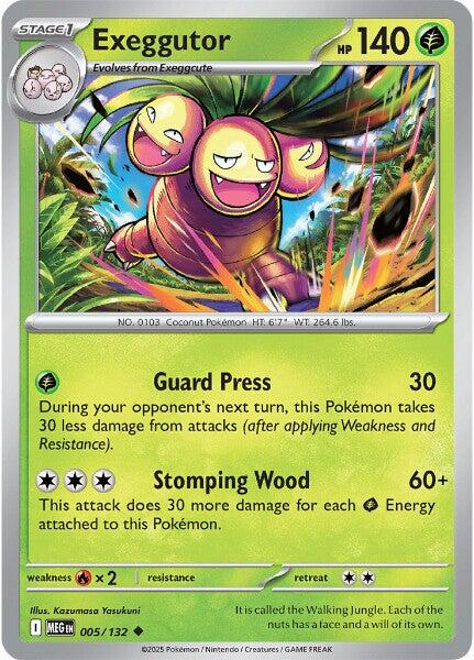 Mega Evolution Exeggutor Pokémon card